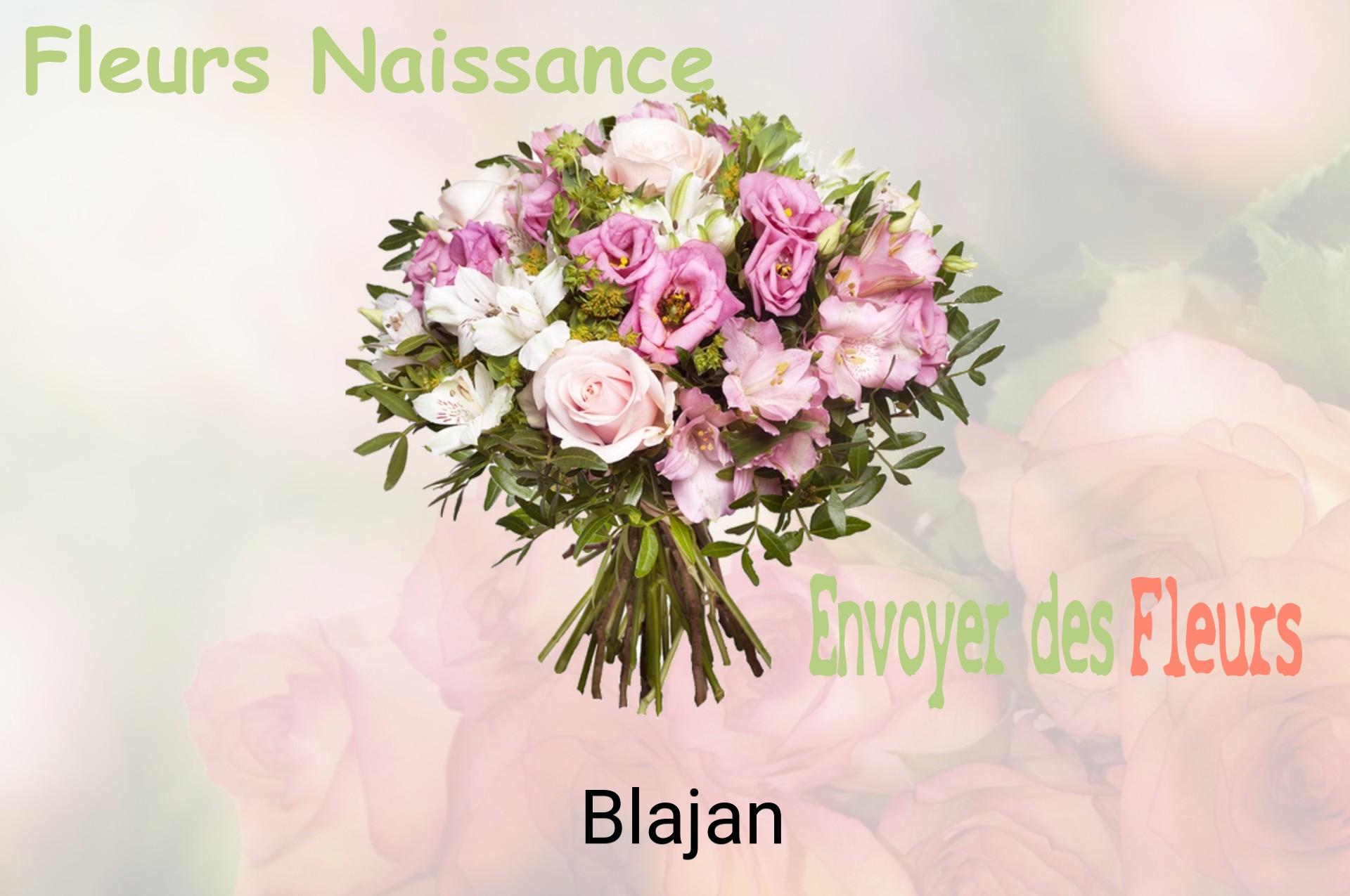 Bouquet de fleurs de naissance livré à Blajan